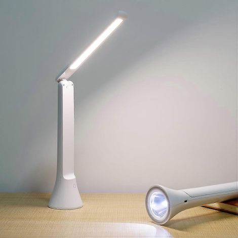 Lampe de bureau pliable pour un éclairage naturel authentique, lampe portable idéale pour divers environnements (1/5)