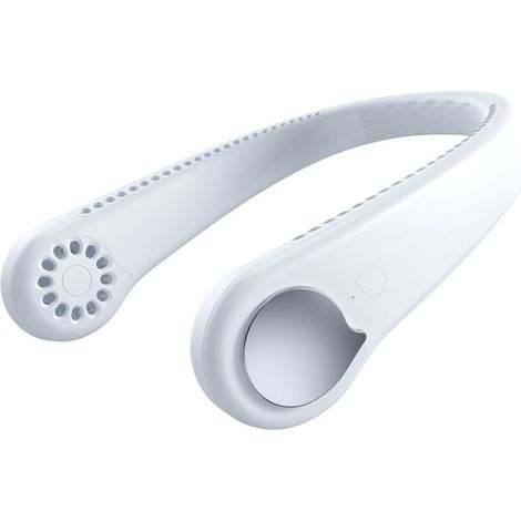 Tragbarer USB-Nackenventilator ohne Flügel, leise mit 360°-Luftstrom, Mini-Nackenbügel-Ventilator, Kühler, wiederaufladbarer USB-Ventilator für Büro, Zuhause, Reisen, Outdoor (1/4)