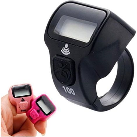 Bague numérique Compteur de comptage Rangée électronique Compteur Nouveau compteur manuel (Noir) BAGUETTE DE DRESSAGE (1/5)