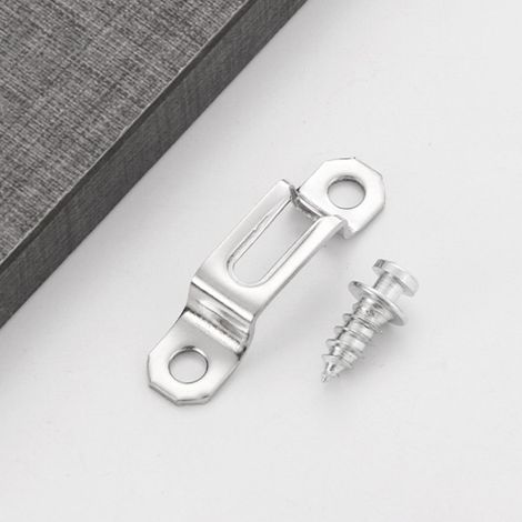 Ensemble de vis de connexion invisibles demi-traversantes 2 en 1 de 1,3 pouce d'épaisseur pour charnière de placard métallique, fixation encastrée pour penderie (1/2)