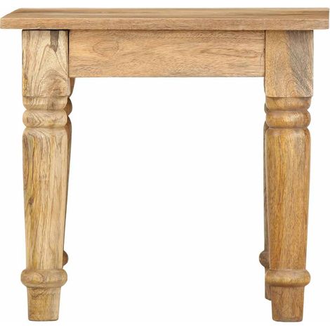 Maison Exclusive - Tavolino di Servizio 43x43x40 cm Legno Massello di Mango (1/5)