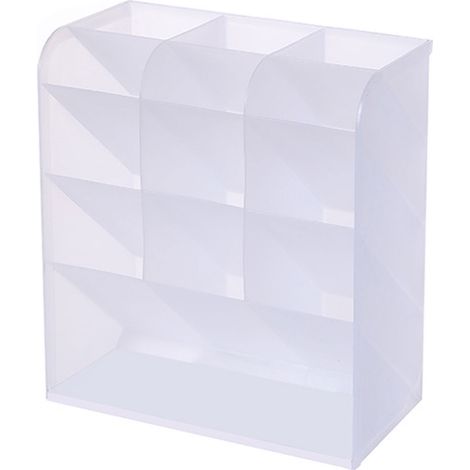 Boîte de rangement pour stylos, porte-stylos, boîte de rangement multifonctionnelle pour fournitures de bureau, scolaires et domestiques (1/5)