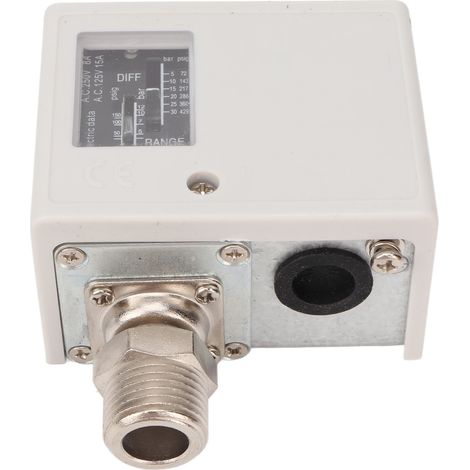 Pressostat SPC-130E pour chaudières, compresseurs d'air, séchoirs frigorifiques et refroidisseurs (régulateur de pression 30 kg, AC125V/AC250V, interface 2 voies) (1/5)