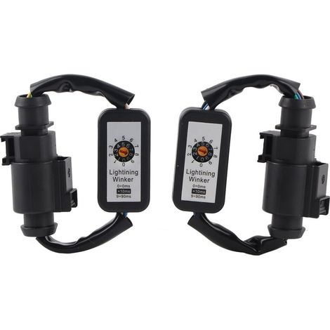 Eujgoov Module de L'adaptateur de Signal de Virage Dynamique 6 Contrôles de L'adaptateur de Poupin Délai de Signal de Virage pour L'ensemble D'éclairage du Véhicule. (1/5)