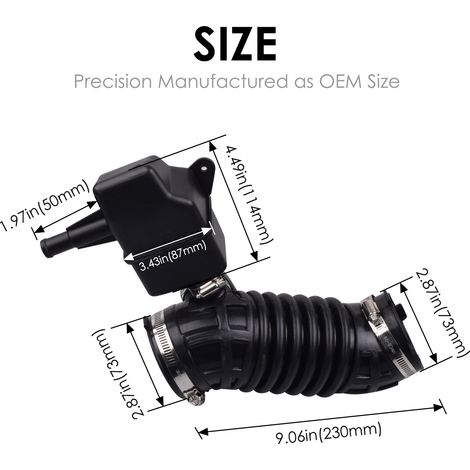 16576 ET00A Engine intake hose with top hose, suitable for 2007-2012 Nissan Sentra 2.0 (1/4)
