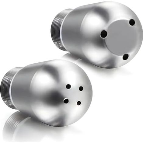 CCYKXAA 2 Pack Steam Nozzle for Sage Barista Stainless Steel Steam Nozzle of Coffee Machine, 3/4 Holes, Accessories Compatible with Sage/Breville Barista Express, Sage Barista Pro/Barista