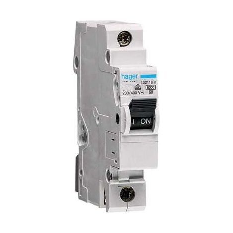 Interrupteur Hager mbn110e 10A 6kA