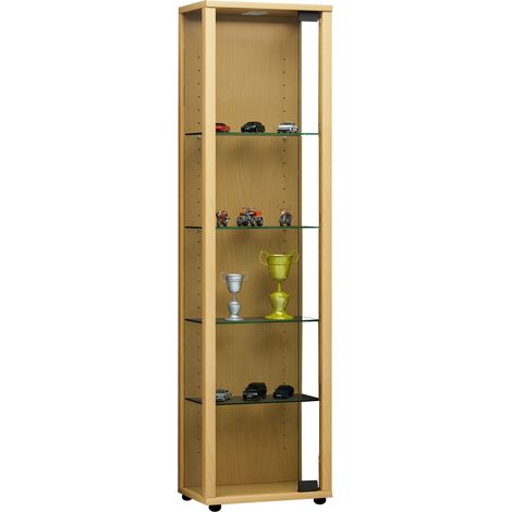 Vetro di legno Stand Showcase Edana Mini 115x33x18 - VCM