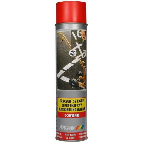 Peinture de marquage rouge MOTIP 000221 (1/3)