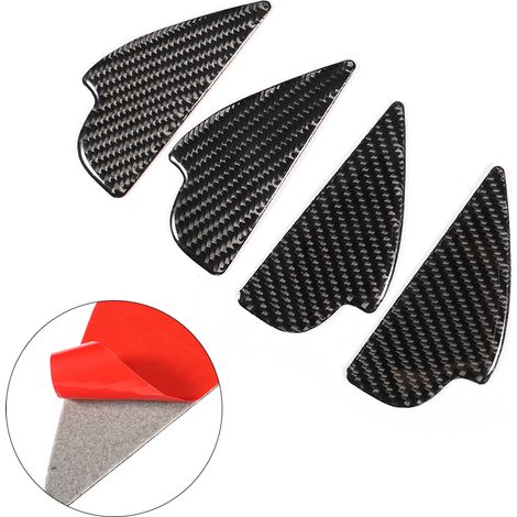 4-teiliges Set Türablagen-Dekorabdeckungen aus Kohlefaser, passend für MAZDA CX-5 2013-2018, Linkslenker (1/5)