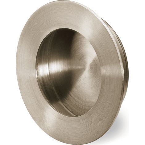 Hettich MB-Muschelgriff,  Aboa,  9070138,  Ø 65mm,  H 14mm,  rund,  edelstahl (1/5)