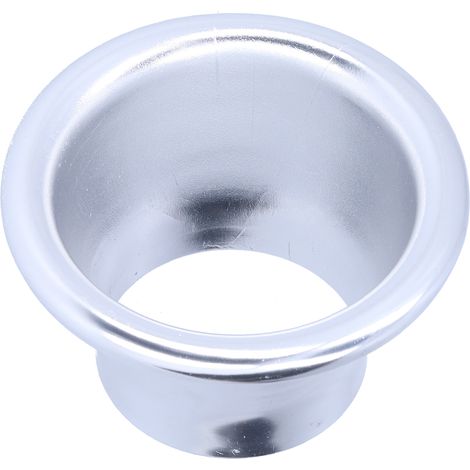 Adaptateur de pile de vitesse de klaxon Turbo d'admission d'air froid de 2,6 pouces, pièce de Modification de voiture en aluminium CNC argent