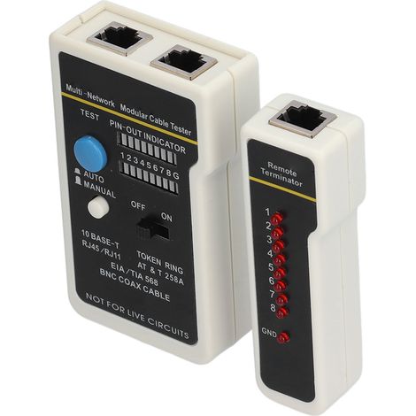 Testeur de Câble Ethernet Automatique, Conception Ergonomique et Polyvalent