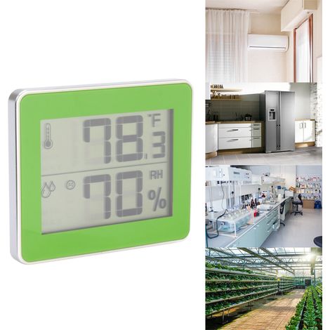 Intelligentes Thermometer und Hygrometer für den Innenbereich, geeignet für Babyzimmer, elektronisches Digitalthermometer, kann aufgehängt oder vertikal aufgestellt werden, Hygrometer für den Innenber (1/5)