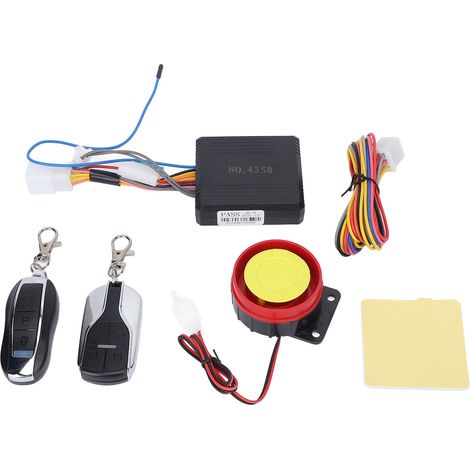 Protection pour moto avec télécommande unidirectionnelle, étanche, universelle 12 V (1/5)