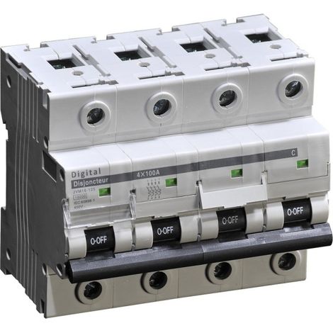 Disjoncteur 4x125A C10 kA - Digital electric 02182