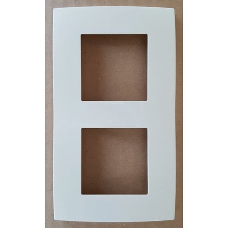 ARNOULD 60823 - Double plate, 42x42 mm, 57 mm center-to-center, VERTICAL installation - ESPACE LUMIERE (1/3)