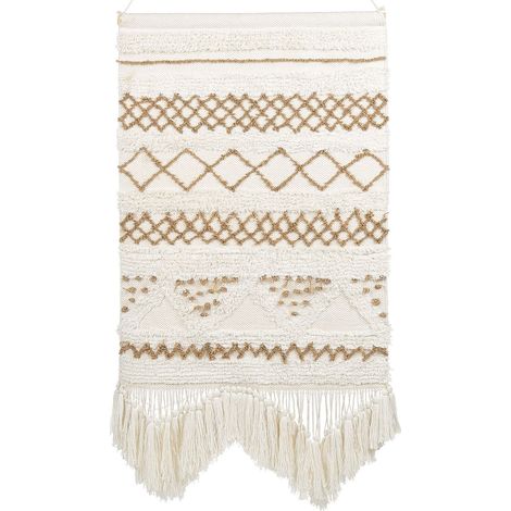 Wandbehang BAZDAN Baumwolle 107 cm Beige