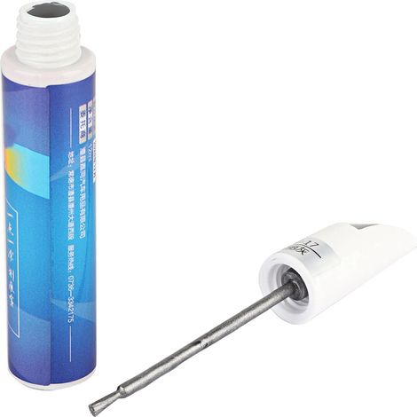 Stylo de retouche peinture automobile professionnel, stylo de retouche peinture transparent gris pour réparer les rayures (1/5)