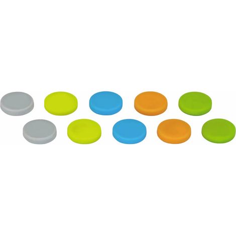 Maul Magnet 6166699 (Ø) 18 mm rund Grün, Hellgrün, Orange, Hellblau, Grau 10 St. 6166699 (1/5)