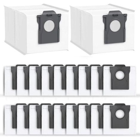 12 sacs à poussière Ultra pour aspirateurs Dreame X30 Ultra et X40 Ultra, sacs de rechange grande capacité (1/5)