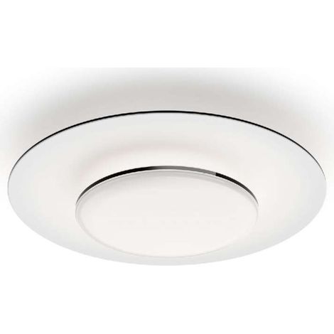 Philips - Luminaria LED de techo, diámetro 40 cm, 4000 K, 30 W, regulable, blanco/negro 929003316001 (1/5)