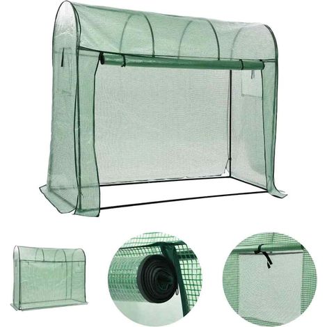 Serre de Jardin Serre Tunnel de Jardin - Serre pour Plantes avec porte zippée 200x80x170 cm BV666917 - BonneVie (1/5)