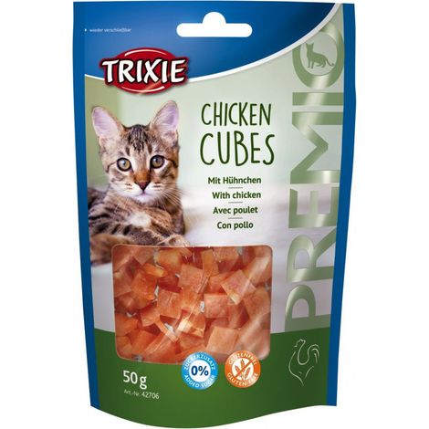 Cubes de poulet 50 gr pour chat - Trixie (1/4)
