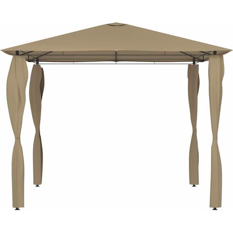 Gazebo  Chiosco con Montanti Rivestiti 3x3x2,6 m Talpa 160 g/m² (1/5)