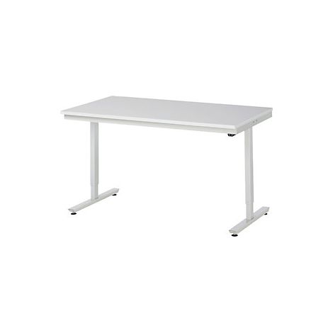 Mesa de trabajo  altura regulable eléctricamente  tablero