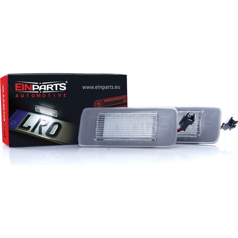 Luz de matrícula LED 6000K blanco frío 12V CANBUS para Opel Astra J Sports Tourer, Opel Zafira C (1/4)