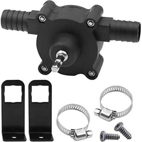 Mini perceuse électrique portable, pompe auto-amorçante manuelle pour eau, huile et diesel – débit rapide, alimentée sans batterie (1/5)