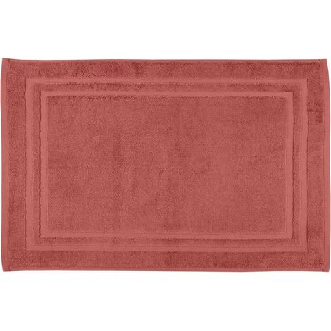 Tapis de bain en coton 45 x 70 cm Lilas terracotta