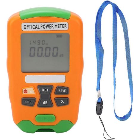 Orange Mini-Glasfaser-Leistungsmesser – Schnell, präzise, empfindlich, robust, kleiner Glasfasertester –70 bis