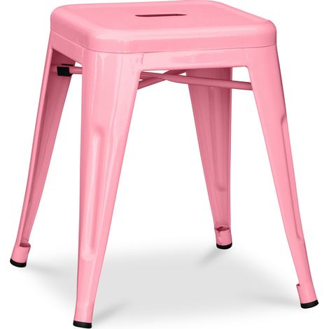 Industrial Design Stool - 45cm - New Edition - Stylix Pink (1/5)