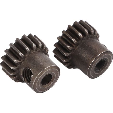 Ensemble de pignons moteur en RC pour voiture HSP 94107 94111 94123 94170 1 et 10 17T 2 pièces Métal (1/5)