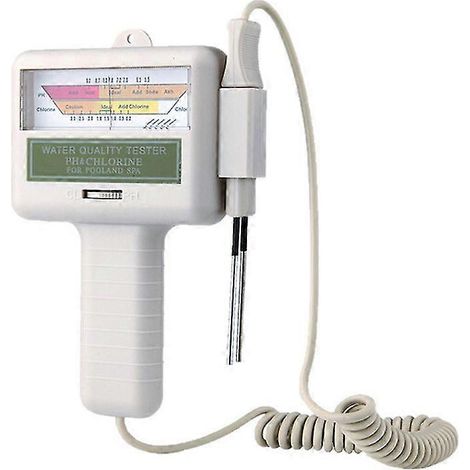 Testeur de chlore et de pH 2 en 1 pour piscine, mesure du niveau de Cl2 (1/5)