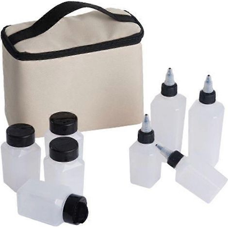 Ensemble de 6 flacons à épices portables, récipients de cuisine faciles à transporter (1/4)