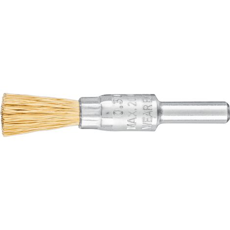 PFERD TOOLS Pinselbürste ungezopft PBU Ø10mm Schaft-Ø6 mm Messing-Draht-Ø0,30 10 Stk