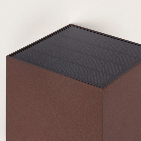 Applique de Parete LED per Esterni Solare Alluminio Denny Ossido (1/5)