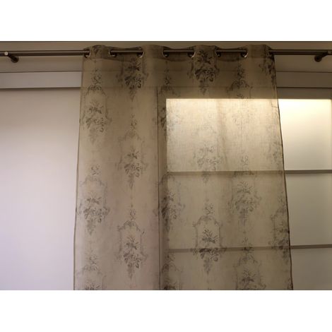 Rideau lin à oeillets 140x260 cm 2RID6 (1/2)