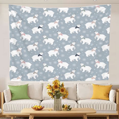 Tapisserie murale unique pour la décoration de chambre 150x130cm (1/5)