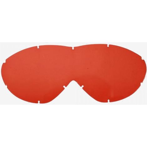 Écran simple rouge pour masque lunette cross Smith Sonic moto