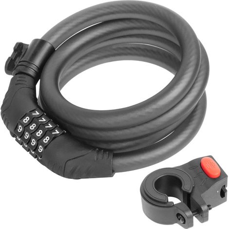 Accessoire antivol portable à combinaison à quatre chiffres pour trottinette Ninebot Max G30. (1/4)