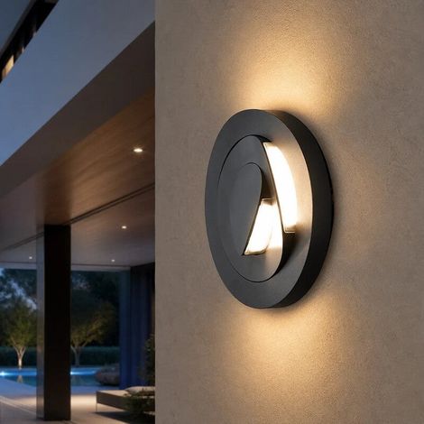 [GEBRAUCHT] B-Ware Lutec Außenleuchte Wandleuchte Moov LED Gartenlampe anthrazit IP54 68x21cm (1/2)