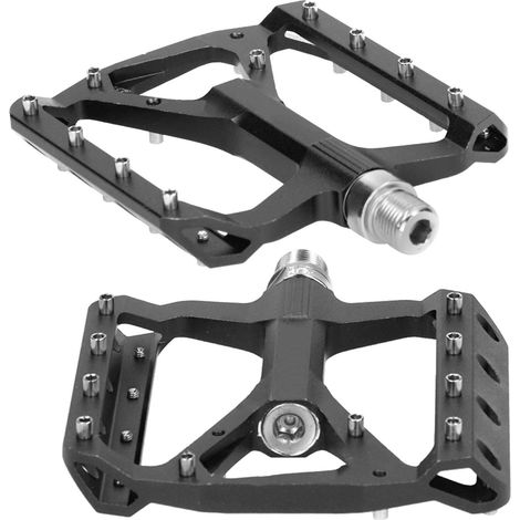 Pédales de VTT ZTTO JT03 en alliage d'aluminium, repose-pieds antidérapant, accessoire de cyclisme (noir) (1/5)