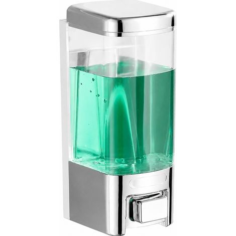 Filiyano-Flacon souple de 1000 ml pour gel hydroalcoolique d'hôtel, distributeur de shampoing mural, distributeur de savon sans perçage (1/5)