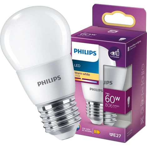 Ampoule Philips LED 7 W blanc chaud 806 lm (1/2)