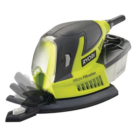 RYOBI Ponceuse triangulaire - 100W - 20 abrasifs - RPS100-GA20