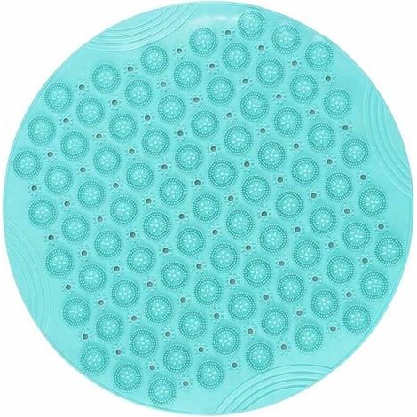 Tapis de douche lavable en machine pour une douche propre et confortable antidérapant, idéal pour les douches intérieures écologique 55 cm x 55 cm